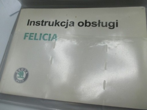 ІНСТРУКЦІЯ ОБСЛУГОВУВАННЯ ОРИГІНАЛ SKODA FELICIA 1998R 