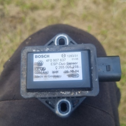 ДАТЧИК УСКОРЕНИЯ G419 4F0907637 AUDI A6 C6 A4 B7 