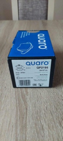 НОВЕ КОЛОДКИ ГАЛЬМІВНЕ DO WIELU МОДЕЛЕЙ ЗАД QUARO QP2195 