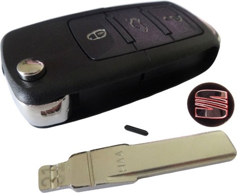 CASING REMOTE CONTROL KEY SEAT ALTEA IBIZA LEON TOLEDO  