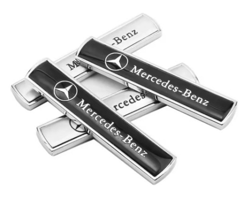 2X НАКЛЕЙКА 3D MERCEDES BENZ. ДОСТАВКА INPOST 