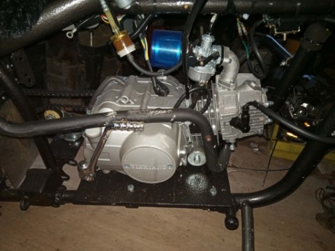 ДВИГУН PITBIKE QOKART 124/125CC ЯК НОВИЙ CROSS 