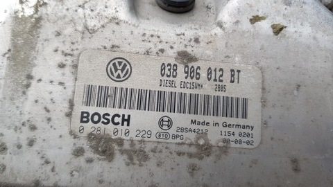 COMPUTADOR DEL MOTOR SEAT TOLEDO II 1.9TDI 038906012BT  