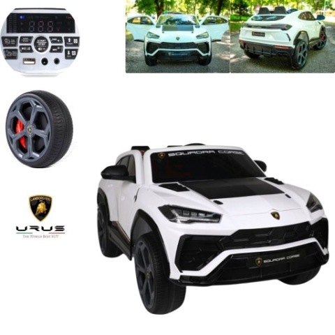 ВЕЛИКЕ LAMBORGHINI URUS ПРИВІД 4X4, КОЛЕСА EVA, АКУМУЛЯТОР 12V14AH 