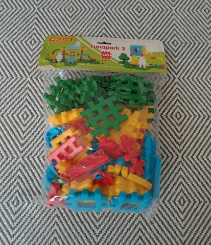 Klocki Wader Polesie Lunapark 107 elementów 