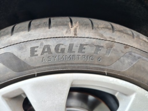 ШИНЫ ЛЕТНИЕ GOODYEAR EAGLE F1 ASYMMETRIC 6 225/45/17 4 ШТУКИ ЛОДЬЗ 