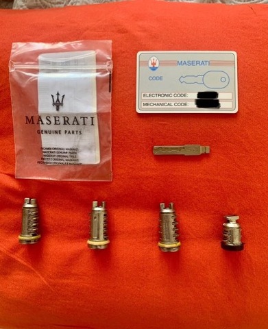 LOCKS KEYS KODY MASERATI GRANTURISMO QUATTROPORTE  