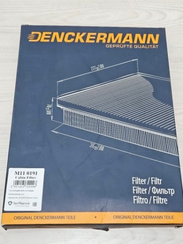 ФІЛЬТР САЛОННИЙ DENCKERMANN M11 0191 НОВИЙ 