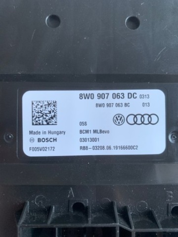 МОДУЛЬ BCM1 8W0 907 063 DC 