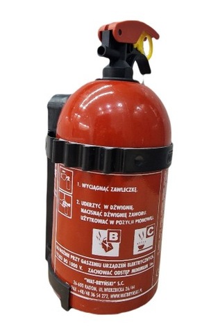 EXTINGUIDOR DE AUTOMÓVIL 1 KG + PERCHERO NUEVO  