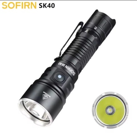 НОВИНКА ЛІХТАРИК TAKTYCZNA SOFIRN SK40 3200LM USB-C+ AKUM/ WYSYLAM W 24H Z PL 