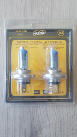 ЛАМПОЧКИ H4 55W CARXPERT 2ШТ ГАЛОГЕН 