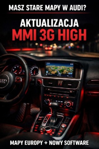 AUDI MMI 3G HIGH | КАРТИ 2025 + FIRMWARE | A4 A5 A6 Q5 Q7 