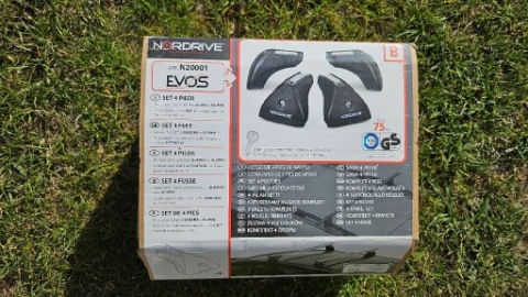 nordrive N20001 evos stopy+poprzeczki+poprzeczki helio L127cm