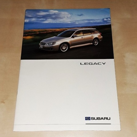 Subaru Legacy 2003 prospekt reklamowy 