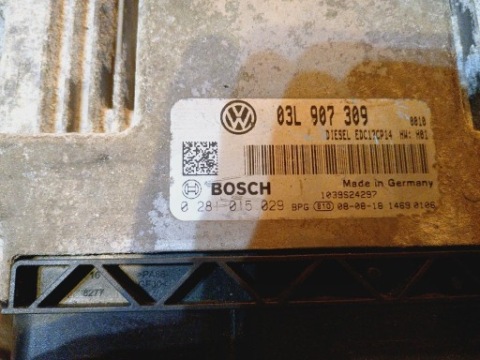 БЛОК УПРАВЛЕНИЕ ECU 2.0 TDI IMMO ВЫКЛЮЧЕН 0281015029 ПАСАТ TIGUAN SUPERB 