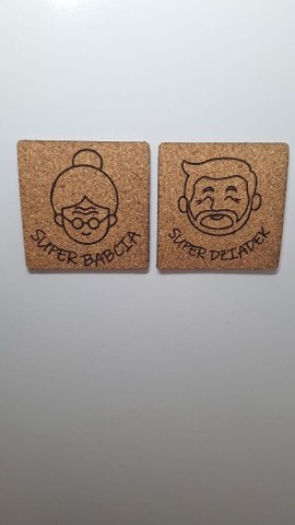 Podstawki pod kubek dla babci i dziadka