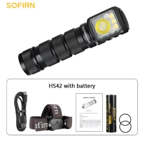 ЛІХТАРИК SOFIRN HS42 2100LM Z MAGNESEM + АКУМУЛЯТОР 