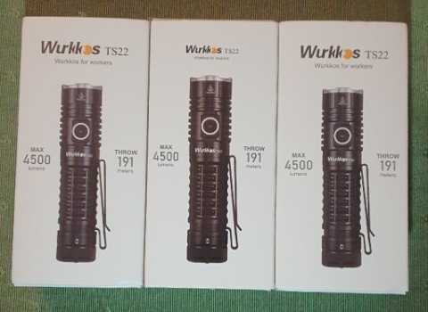 WURKKOS TS22 ЛІХТАРИК 4500 LUMENOW ВОДОВІДШТОВХУЮЧА IPX68 