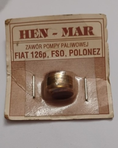 ZAWORKI НАСОСУ PALIWOWEJ/HEN-MAR/FIAT 126P/POLONEZ/FSO/ZAWOR НАСОСУ 