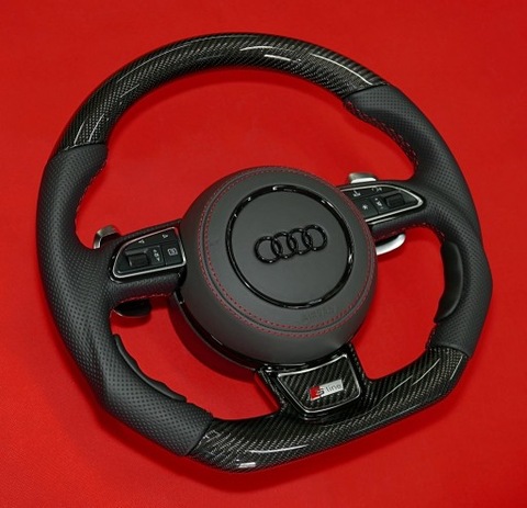 VOLANTE AUDI A4 B8 S4 A5 8T S5 S-LINE CARBÓN  