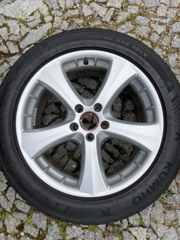 КОЛЕСА ДИСКИ ШИНИ KUMHO-ZIMA 2022ROK 4 ШТУКИ VW AUDI BMW 5X112 8JX18 H2 ET35 