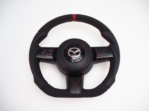 MAZDA RX-8 R3 MX-5 STEERING WHEEL FLAT DNO BICEPSY  