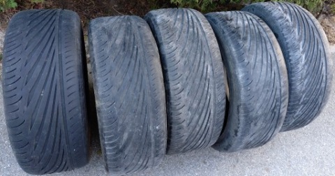 5X ШИНИ VREDESTEIN ULTRAC SESSANTA 225 45 R17 ВЖИВАНІ 