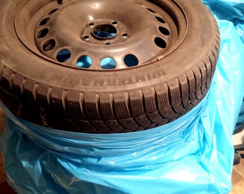 4 КОЛЕСА Z ШИНАМИ ЗИМОВИМИ 205/55/R14 ВЖИВАНІ 220 ZL КОМПЛЕКТ 