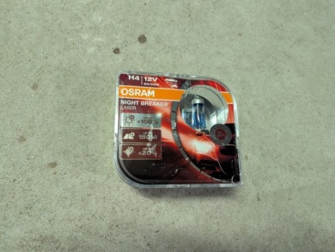 ЛАМПОЧКА OSRAM NIGHT BREAKER H4 60W DUOBOX, 2 ЛАМПОЧКИ 