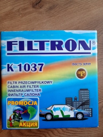 ФІЛЬТР АНТИПИЛКОВИЙ FILTRON K 1037 