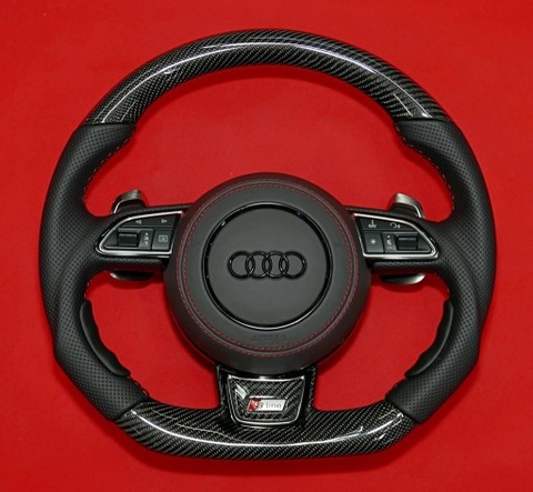 VOLANTE AUDI A6 RS6 C7 A7 RS7 4G S-LINE CARBÓN  