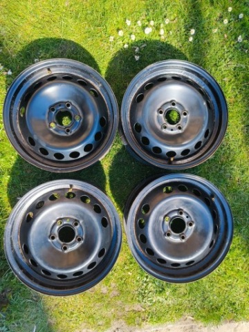 ДИСКИ СТАЛЬ VOLVO 16' ДЮЙМИ 5X108 6,5J ET43 65,1 MM 4 SZT. + КОВПАКИ 