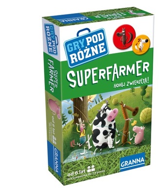 Gra SUPERFARMER hoduj zwierzęta GRANNA