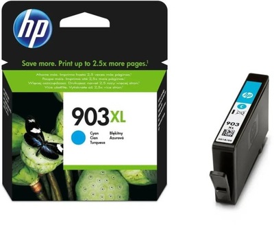 HP oryginalny ink / tusz T6M03AE, HP 903XL, cyan, 825s, 9.5ml,