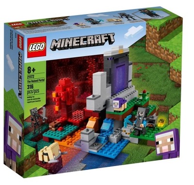 LEGO Minecraft 21172 Zniszczony portal