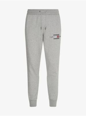 TOMMY HILFIGER spodnie męskie dresowe, siwe, XS