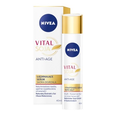 NIVEA VITAL SOJA Anti_Age Ujędrniające serum do twarzy 40 ml