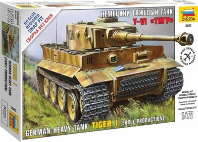 Zvezda 5002 1/72 Tiger I (early production)