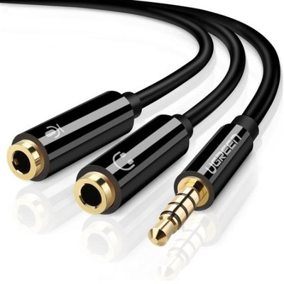 UGREEN AV141 Rozdzielacz audio AUX kabel mini jack 3,5 mm (męski) do słucha