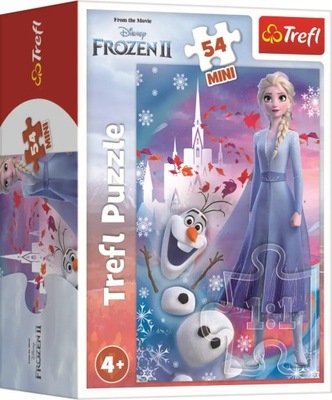 Puzzle 54 Mini Frozen II Elsa + Olaf