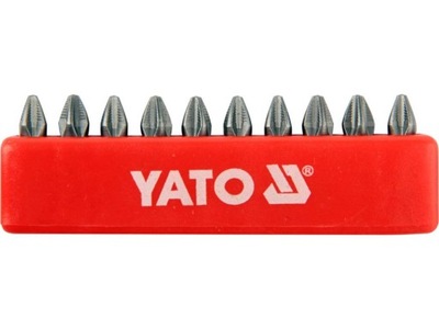 YATO GROTY DO WKRĘTARKI 10SZT. PH2X25 S2 YT-0475