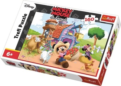 Puzzle Trefl Myszka Mickey 160 elementów Farmer Miki
