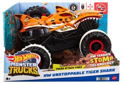 HGV87 Mattel Hot Wheels Monster Trucks Tiger R/C