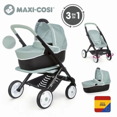 Wózek dla lalki zestaw 3 w1 Smoby MAXI COSI 253197