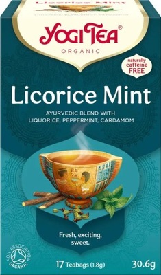 Herbata Yogi Tea Licorice Mins 17 torebek