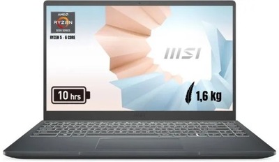 Laptop MSI Modern 15 15,6 " AMD Ryzen 5 16 GB/512 GB, Windows 11
