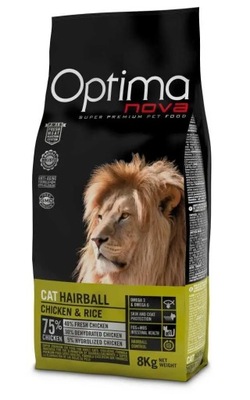 OPTIMAnova Cat Hairball karma odkłaczająca 8kg