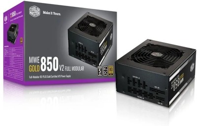 Zasilacz Cooler Master MWE GOLD-V2 850W 80 Plus Gold ATX Modularny