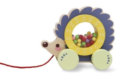 Gerardo's Toys jeżyk pociągowy 18 cm sensoryczny edukacyjny do ciągnięcia